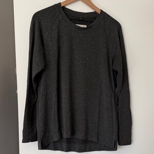 Lou and Gray for LOFT Charcoal Gray  Sweatshirt